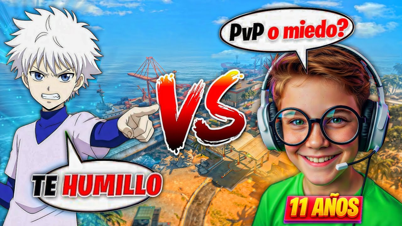 NIÑO TRYHARD de 11 AÑOS Me Reto a un PVP para HUMILLARME y terminó ASÍ... 💀