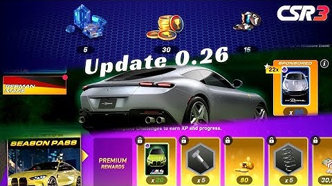 CSR Racing 3 [ v 0.26 Beta ] - new patch walkthrough 