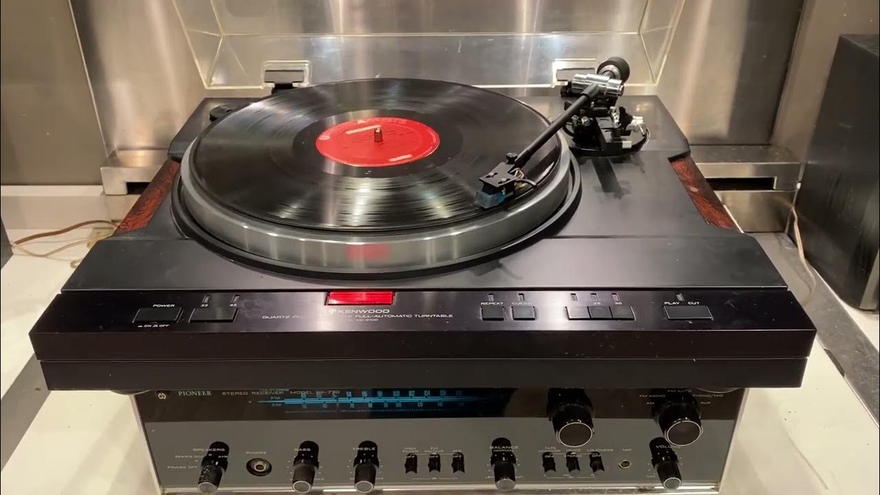 Vintage Kenwood KD-5100 Direct Drive Turntable - YouTube