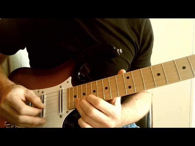 Europe - Superstitious Guitar Solo Cover