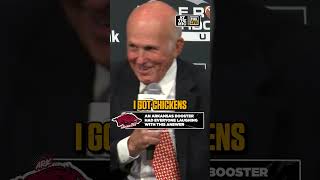 It’s a matter of Chickens vs Oil for Arkansas booster John Tyson 🤣