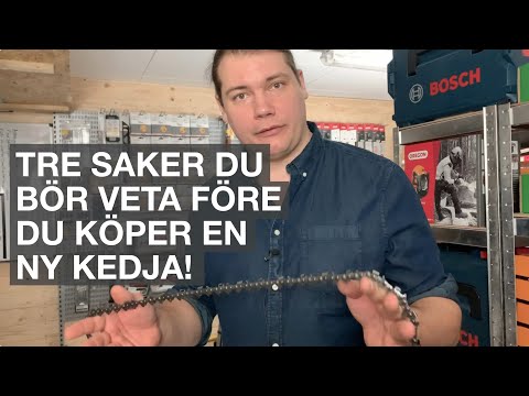 Video: Vilken typ av olja använder du för en motorsågskedja?