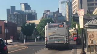 MBTA 2016/17 New Flyer XDE60 1285 departing