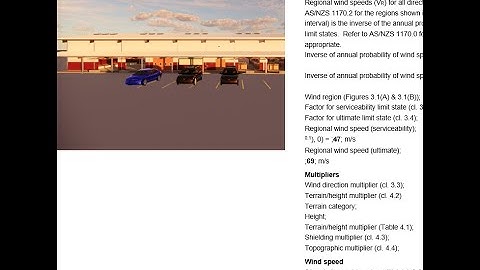 How to Find Site Wind Speed AS/NZS 1170.2:2011