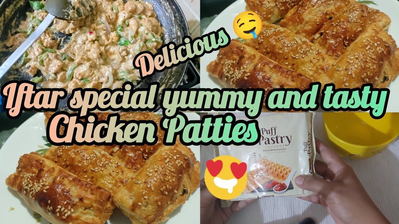 Iftar Special Bakery Style Chicken Patties | Super Yummy Crispy Chicken Patties Recipe🌙🤤