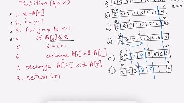 Quicksort and Randomized Quicksort using Divide and Conquer