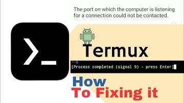 Process completed (signal 9) - press Enter | #termux #android #nethunter #process