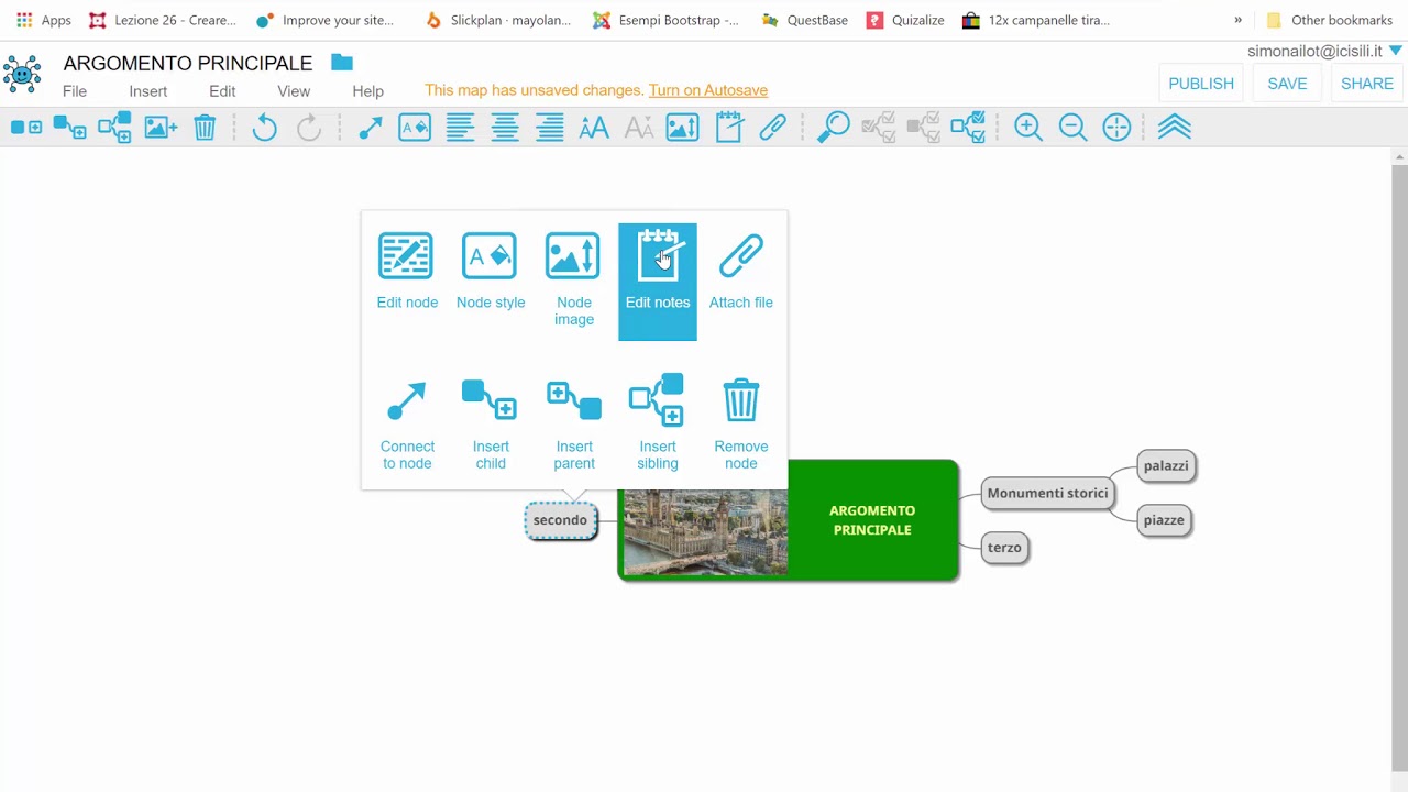 Update New Mappe mentali con MindMup