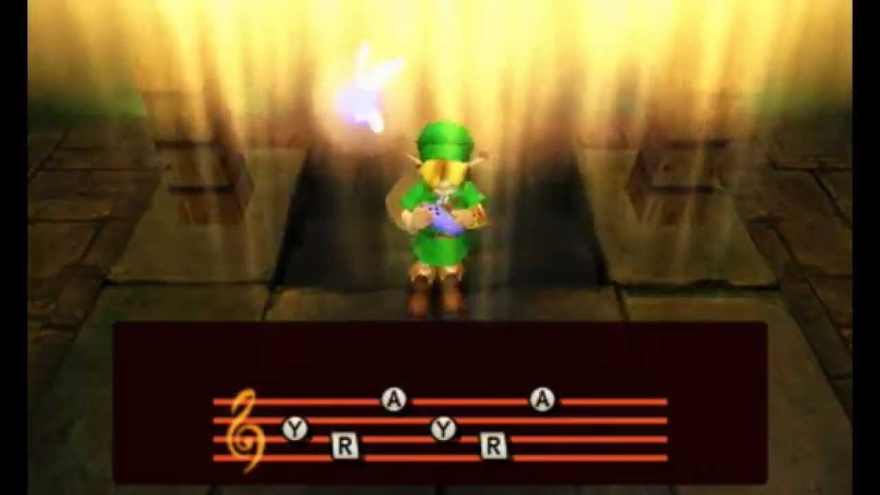 The Legend of Zelda - Orcarina of Time 3D (Side - Cutscenes) (Sun Song Side  Quest) 