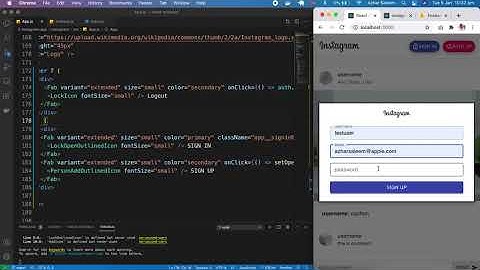 Firebase Authentications Logout | Instagram App part 10