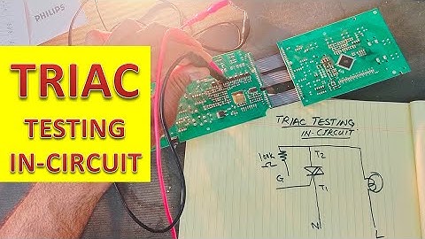 {904} triac testing in the circuit ||TRIAC