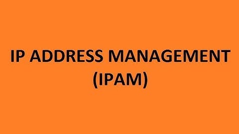 IPAM | IP ADDRESS MANAGEMENT