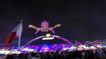 EDC Las Vegas 2021 - Drone Show and Fireworks