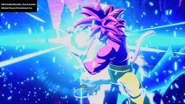 Daima ssj4 and GT ssj4 goku beam clash