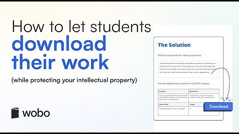 Downloading a Wobo workbook and How to protect your IP in Wobo