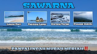 PANTAI SAWARNA | LEGON PARI,TANJUNG LAYAR,KARANG TARAJE DAN PUNCAK HABIBIE