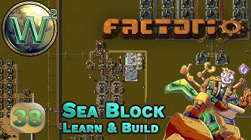 Factorio Sea Block Learn & Build - Consolidating Sulfur - Let