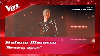 Stefano Marocco - "Blinding lights" - Shows en vivo 16vos - La Voz Argentina 2022