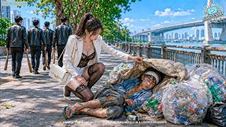 Beggar Hunted By Debt Collectors, Female CEO Risks All Assets To Save Him; He Vows To Marry Her
