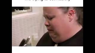 FAT WOMAN PUKING OVER BROCCOLI! MUST SEE FAT WOMAN PUKING OVER BROCCOLI! MUST SEE