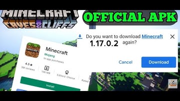 How to download minecraft 1.17 new version for free on android in 3 min
