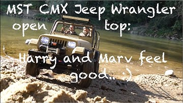 MST CMX Jeep Wrangler open top: Harry and Marv feel good.. :)
