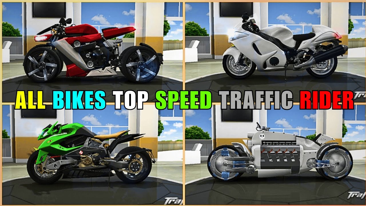 All Super Bikes Upgraded To Max Speed | Traffic Rider