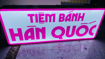 Cách làm hộp đèn mica 2 mặt in Uv