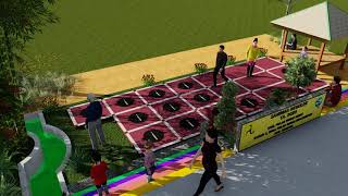 Desain Taman dan Instalasi Pengolahan Air Limbah masyarakat