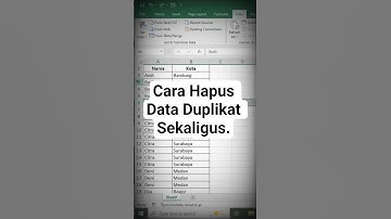 Hapus Data Duplikat #exceltips #exceltricks #exceltutorial #removeduplicates #belajarexcelpemula