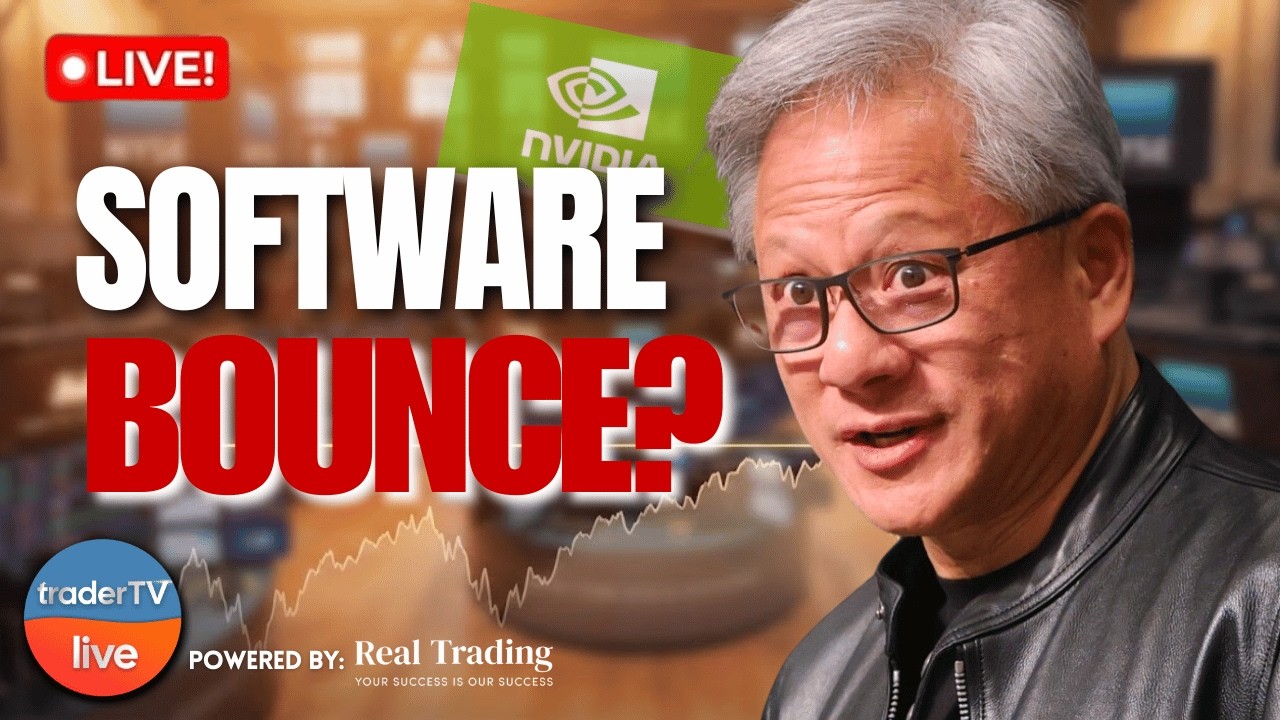 SOFTWARE RELIEF RALLY? 📈 $ORCL $MSFT Upgrades! $NVDA TONIGHT | Live Trading Feb 25