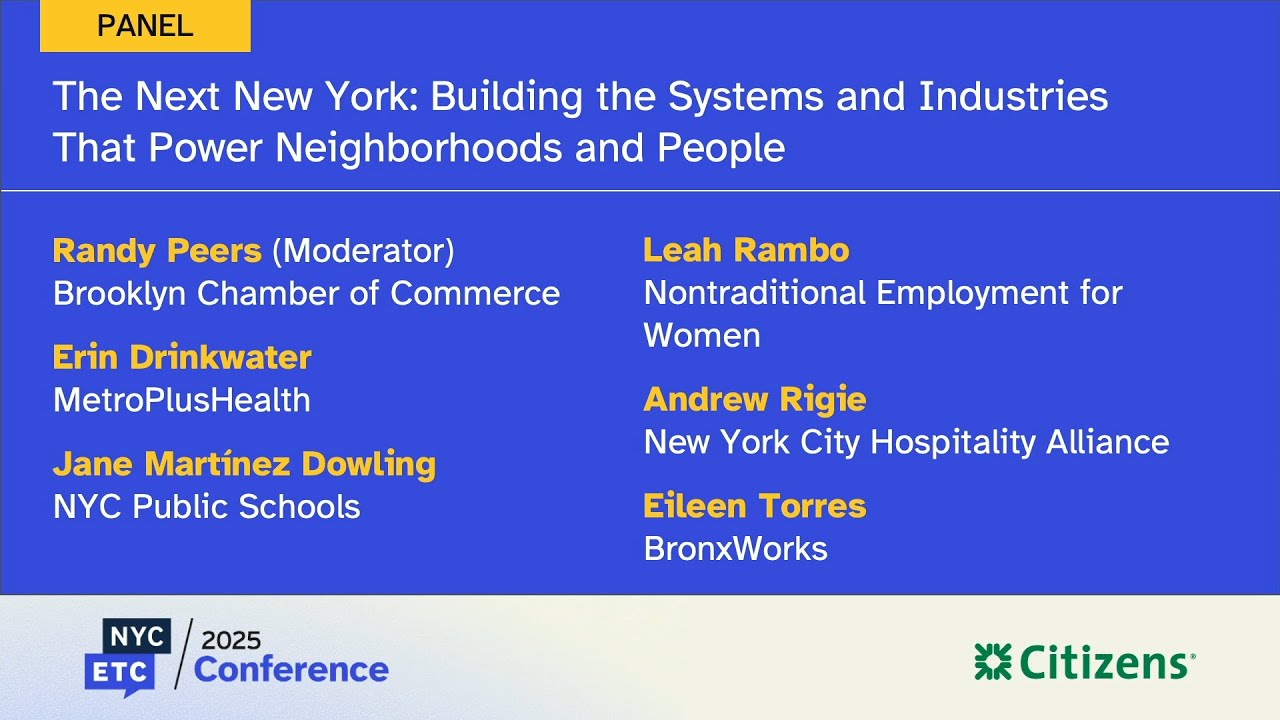 The Next New York: Building The Systems and Industries That Power