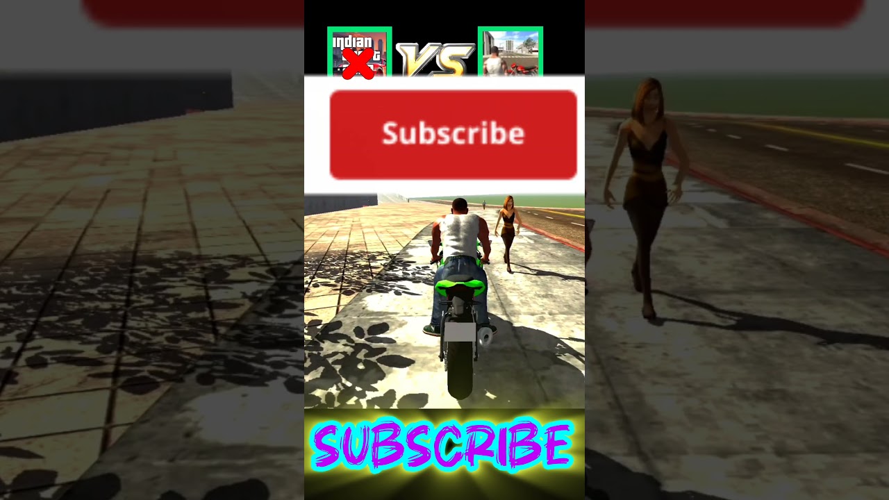 Indian Theft Auto Simulator Vs Indian Bike Driving 3D|Bike Challenge 