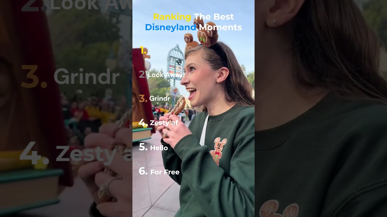 Рейтинг лучших моментов в Диснейленде