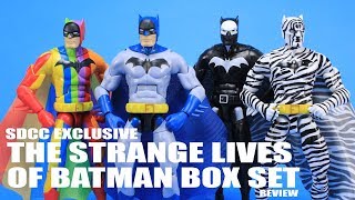 The Strange Lives of Batman Mattel SDCC Exclusive Figure Set Review