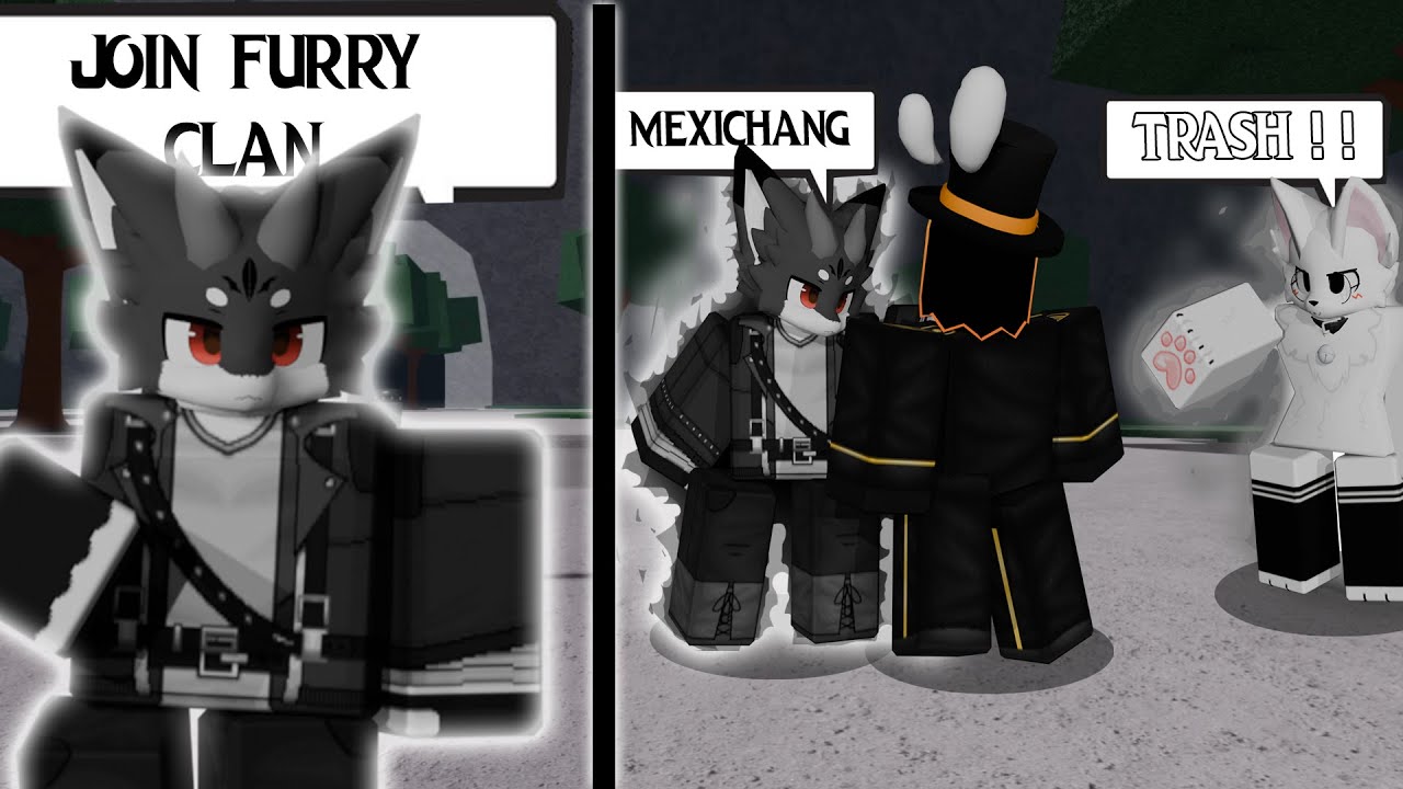 Furry Ingles Me Invita A Su Clan y Luego Me Hacen Team - Strongest Battlegrounds