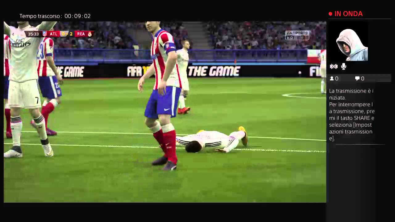 Trasmissione PS4 live di turnoverparty