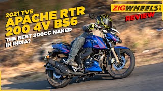 2021 TVS Apache RTR 200 4V BS6 Ride Modes | The Best 200cc Naked In The Country | ZigWheels.com