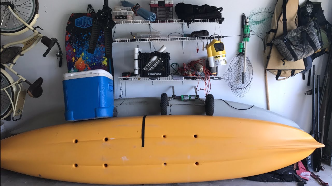 How I STORE my Kayak Fishing Gear in the GARAGE! - YouTube