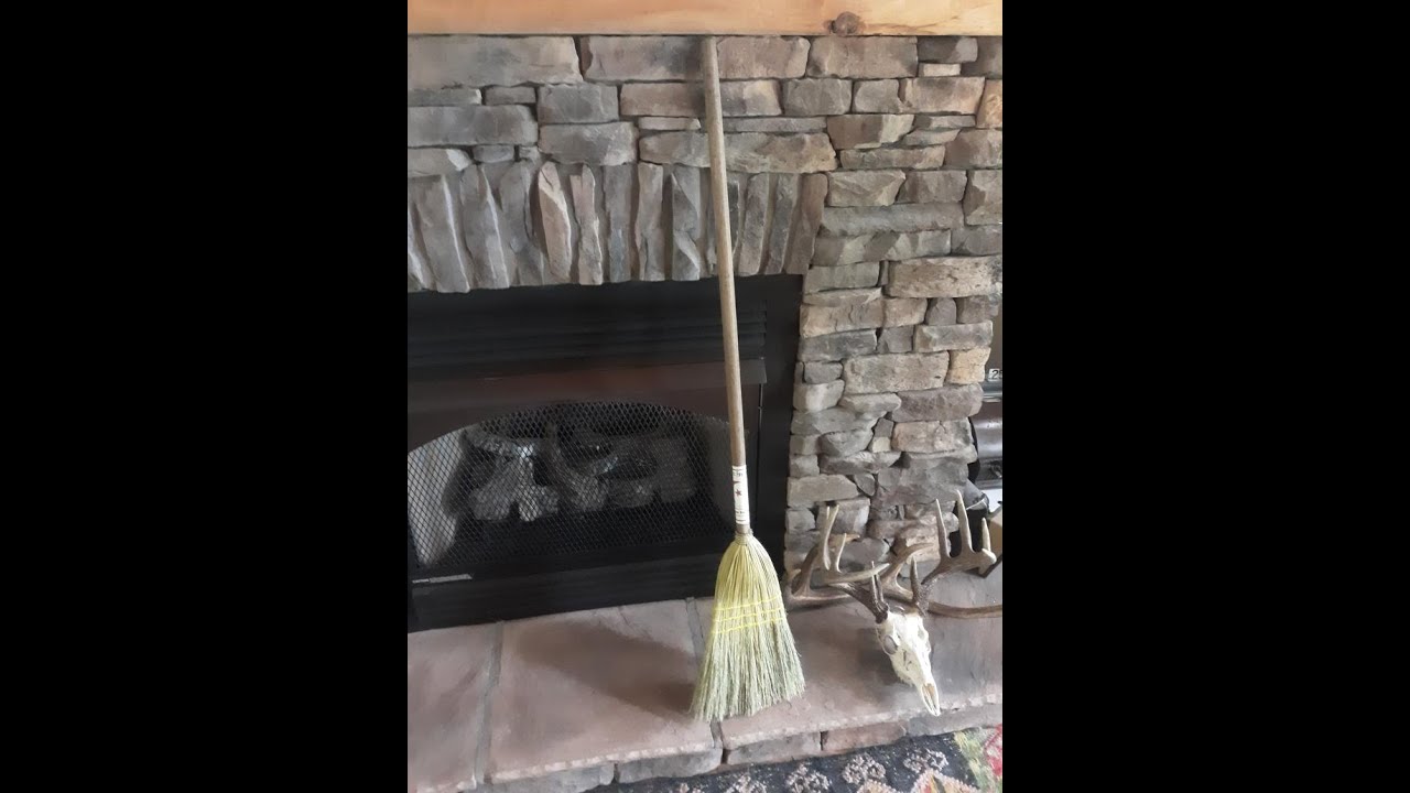 Old time broom making with antique kick winder. YouTube