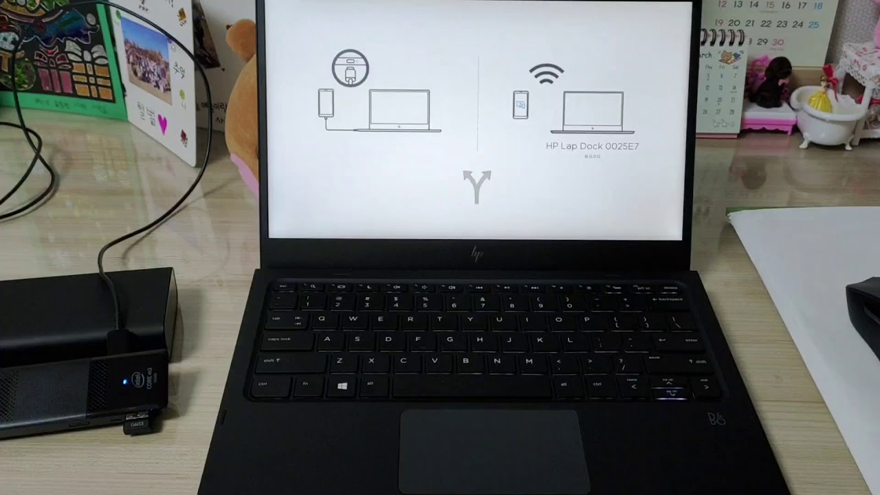 HP lapdock + compute stick