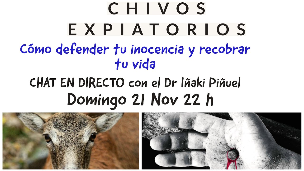 CHIVOS EXPIATORIOS: QUE PASA CUANDO TE TOCA