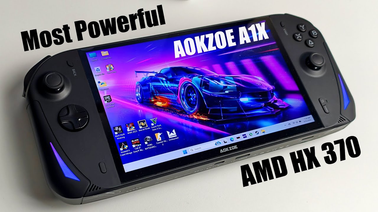 AOKZOE A1X - Most Powerful Handheld - Better than ROG Ally X