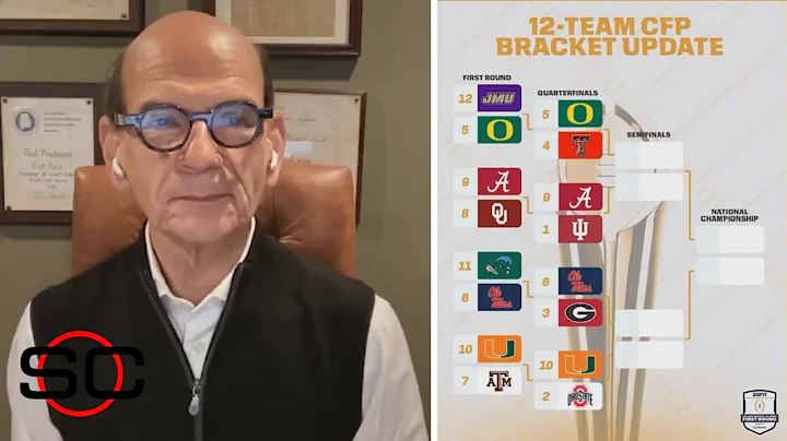 Paul Finebaum "predicts" CFP Quarterfinal: Alabama vs Indiana; Ohio State vs Miami; UGA vs Ole Miss?
