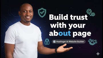 Hostinger AI Website Builder Tutorial | Design The About Page