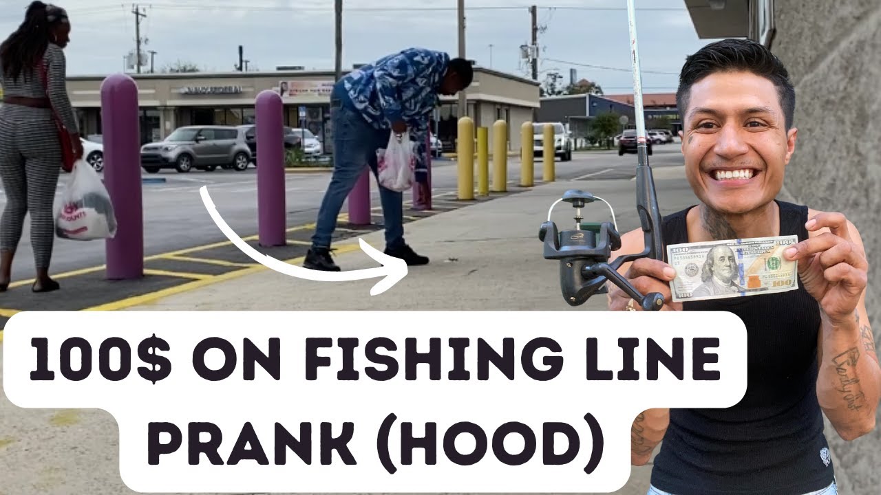 Money On Fishing Line Prank fishingprank comedy hood YouTube