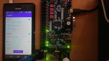Smartphone controlled audio effect based on FPGA.