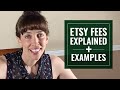 The Cost of Selling on Etsy - Etsy fees explained with Examples