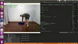 YOLOv3 and KCF algorithm for automatic drone tracking