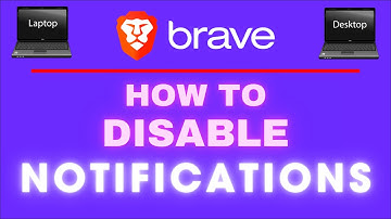 How To Disable Notifications In The Brave Web Browser | PC Tutorial